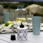 Glass Tie-Dye Tabletop Torches