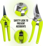 2-Pack Stainless Steel Gardening Scissors - Image 4