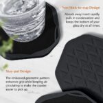 UMIRRO Absorbent Coasters for Drinks with Holder - Image 3