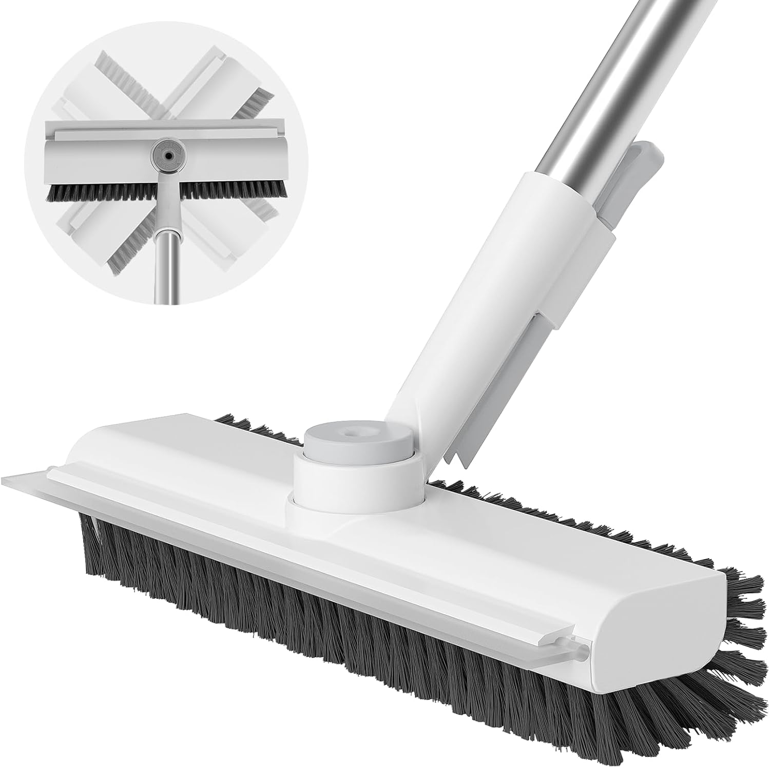 61wKOMptjML._AC_SL1500_ Floor Scrub Brush with Long Handle 3 in 1 - Image 1