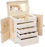 Homde Synthetic Leather Huge Jewelry Box