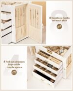 Homde Synthetic Leather Huge Jewelry Box - Image 2