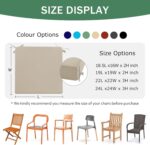 Outdoor Chair Cushions Set of 4 - Image 4