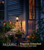 PASAMIC 2 in 1 Outdoor Flower Pots for Real or Fake Flowers - Image 3