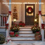 PASAMIC 2 in 1 Outdoor Flower Pots for Real or Fake Flowers - Image 8