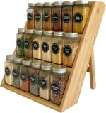 Bamboo Spice Rack and Organizer