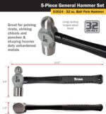 Titan 63125 5-Piece Hammer Set - Image 3