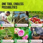 2-Pack Stainless Steel Gardening Scissors - Image 2