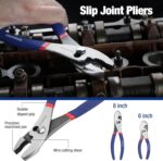 7-piece WORKPRO Pliers Set with Groove Joint - Image 6