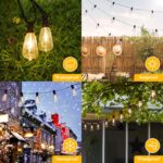 Brightever LED Outdoor String Lights 100FT Patio Lights - Image 4