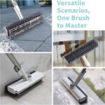 Floor Scrub Brush with Long Handle 3 in 1 - Image 3
