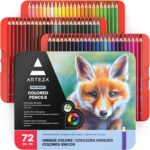 ARTEZA Colored Pencils 72 Soft Wax