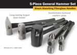 Titan 63125 5-Piece Hammer Set - Image 7