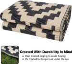 Waterproof Outdoor Rug 5x8 ft - Image 5