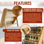 Bamboo Spice Rack and Organizer - Image 2