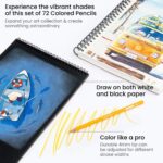 ARTEZA Colored Pencils 72 Soft Wax - Image 3