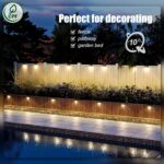 SOLPEX Solar Deck Lights Outdoor 16 Pack - Image 6