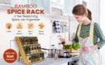 Bamboo Spice Rack and Organizer - Image 5