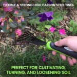 Garden Guru Hand Rake Soil Tiller Tool - Image 4