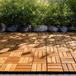 Acacia Wood Decking Tiles 9PCS - Image 2